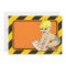 Under Construction Baby Shower invitations