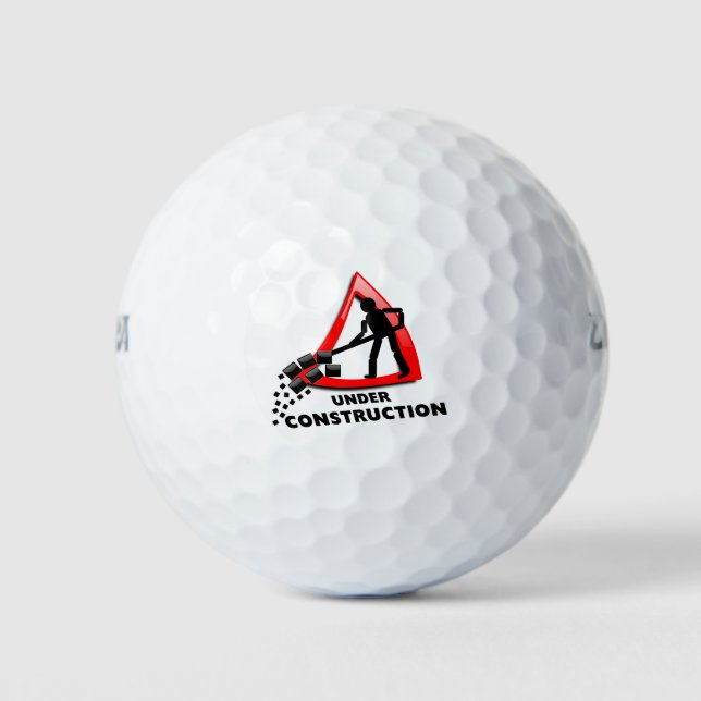 under-construction golf balls (Front)