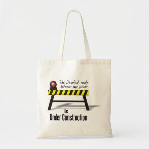 Under construction tote bag