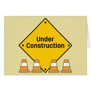 Under Construction with Custom Text