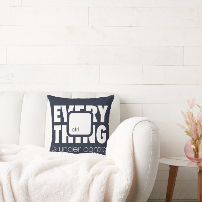 Under ctrl throw pillow (Couch)