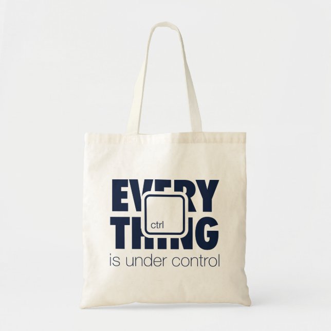 Under ctrl tote bag (Front)
