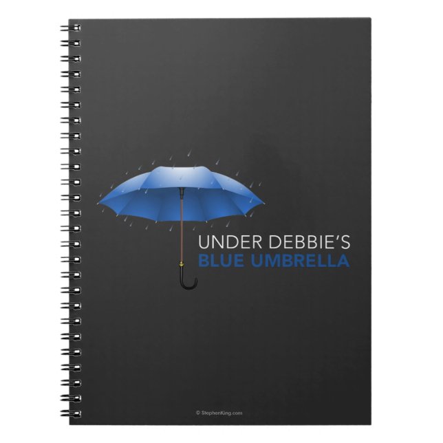 Under Debbie's Blue Umbrella Notebook (Front)