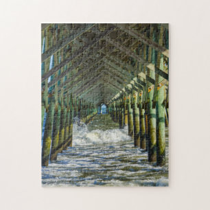 Under Folly Beach Pier Jigsaw Puzzle