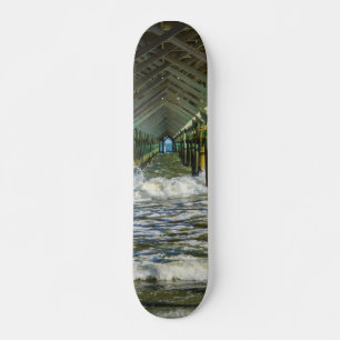 Under Folly Beach Pier Skateboard