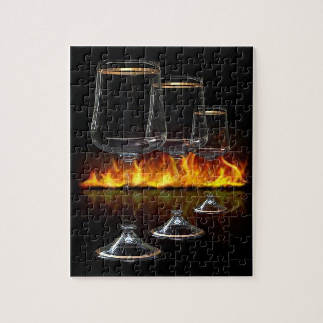 Under Glass Cover Art Jigsaw Puzzle (Vertical)