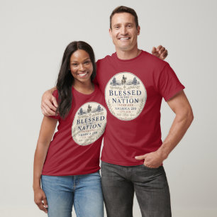 Under God Paper Plate Square Paper Coaster T-Shirt