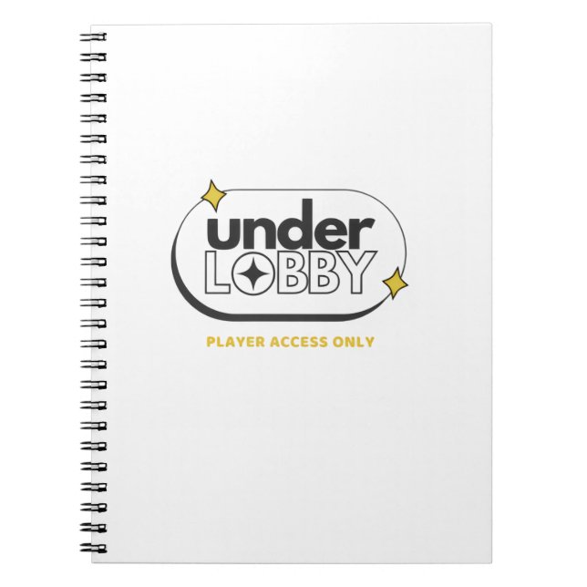 Under Lobby Player Access Design Notebook (Front)