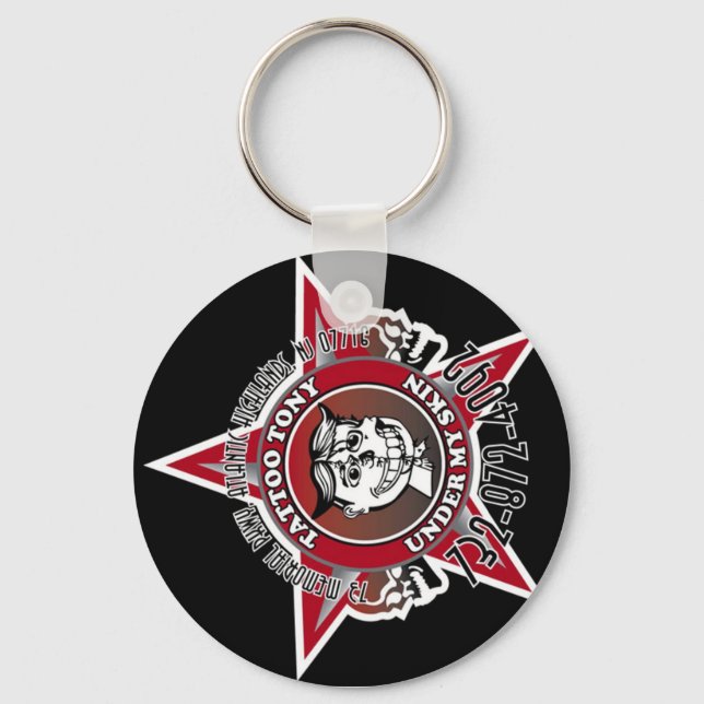 under my skin key chain (Front)
