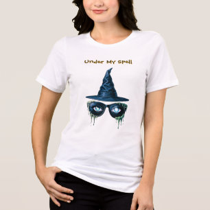 Under My Spell - - Blue Eyes Witch Tri-Blend Shirt