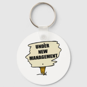 Under New Management Keychain