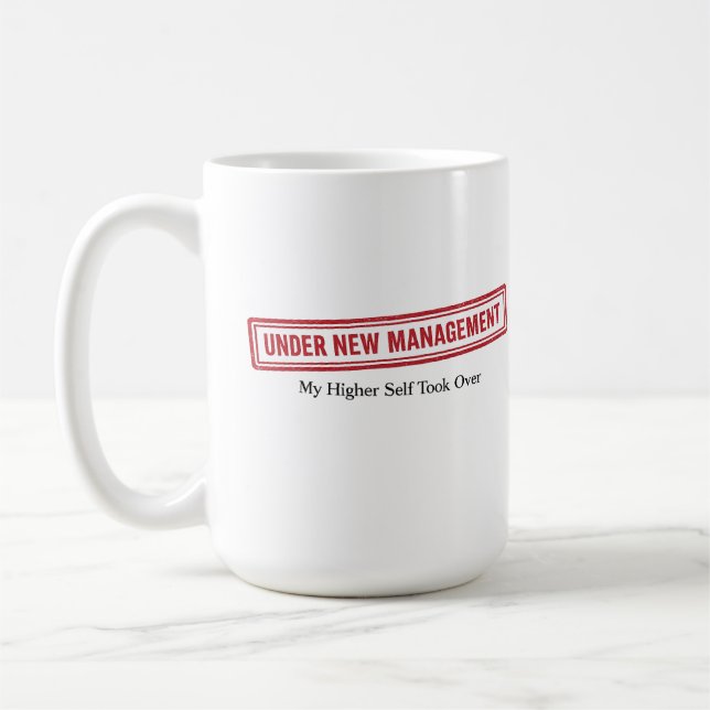 Under New Management Mug  (Left)