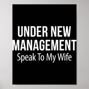 Under New Management - Speak To My Wife -  Poster