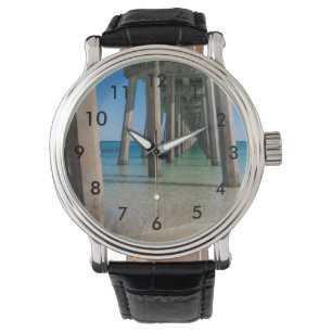 Under Pensacola Beach Pier Wrist Watch