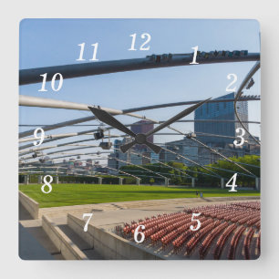 Under Pritzker Pavilion Wall Clock