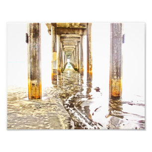 Under Scripps Pier Photo Print