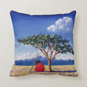 Under the Acacia Tree 1991 Throw Pillow