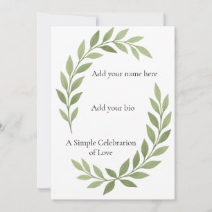 Under the arch of nature’s calm holiday card