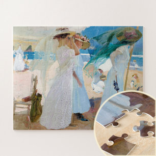 Under the Awning, Joaquín Sorolla  Jigsaw Puzzle