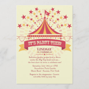 Under the Big Tent Invitation