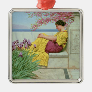 Under the Blossom that Hangs on the Bough, 1917 Metal Ornament