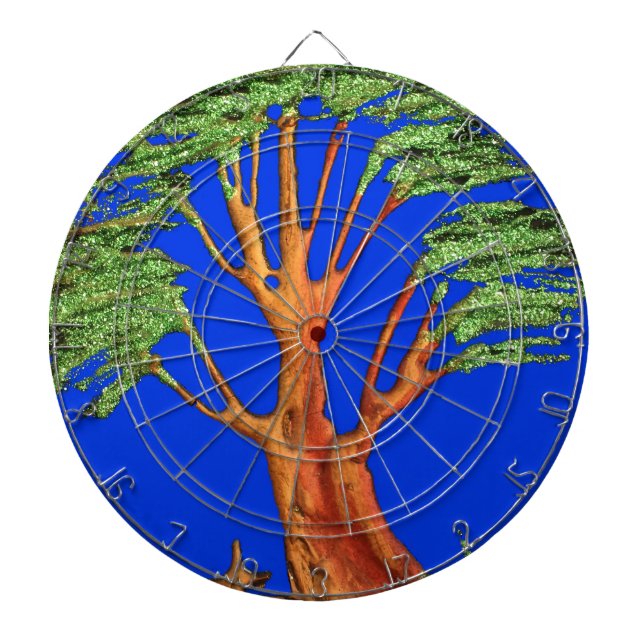 Under the Blue Sky: The Acacia Tree Collection Dartboard (Front)