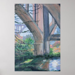 Under the Bridge Arroyo Seco Pasadena Poster
