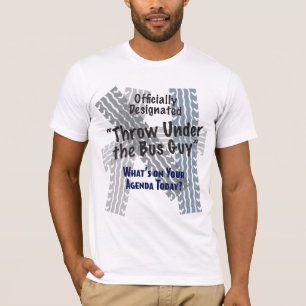 Under the Bus Guy Basic American Apparel T-Shirt
