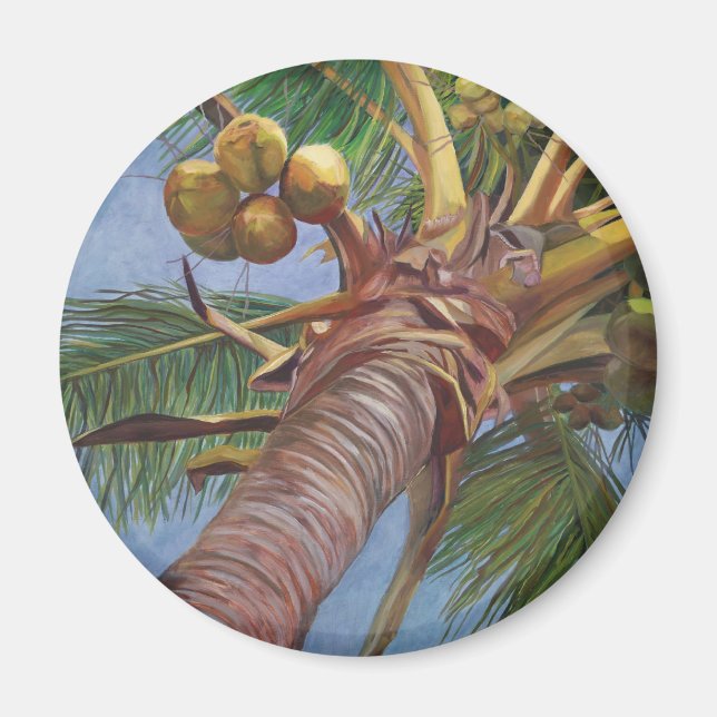 Under the Coconut Tree Magnet (Front)