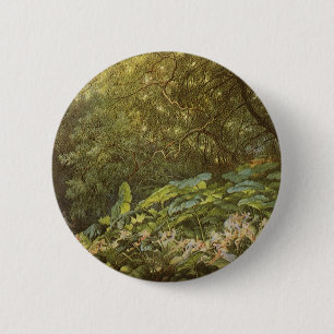 Under the Dock Leaves by Richard Doyle, Fairy Art 2 Inch Round Button
