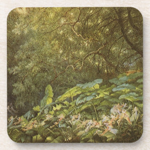 Under the Dock Leaves by Richard Doyle, Fairy Art Coaster