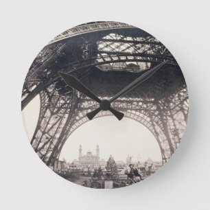 Under the Eiffel Tower, before ascending, from 'L' Round Clock