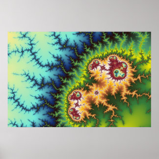 Under The Forest - Fractal Poster