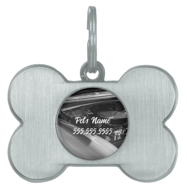 Under The Hood Pet ID Tag (Front)