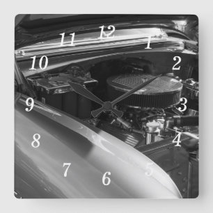 Under The Hood Wall Clock