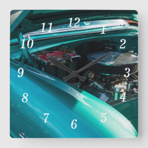 Under The Hood Wall Clock