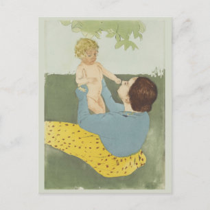 Under the Horse Chestnut Tree Mary Cassatt Postcard