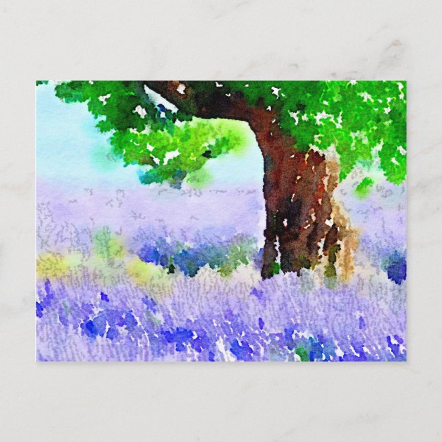 Under the Lavender Tree Postcard (Front)