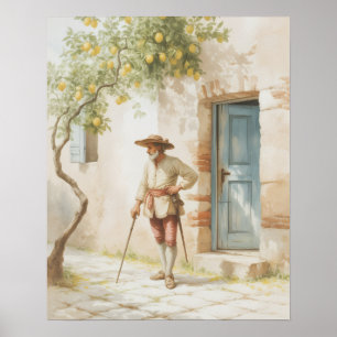 Under the Lemon Tree – A Timeless Pause Poster