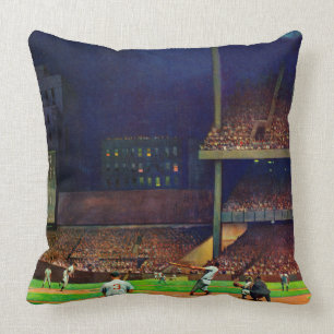 Under The Lights by John Falter Throw Pillow