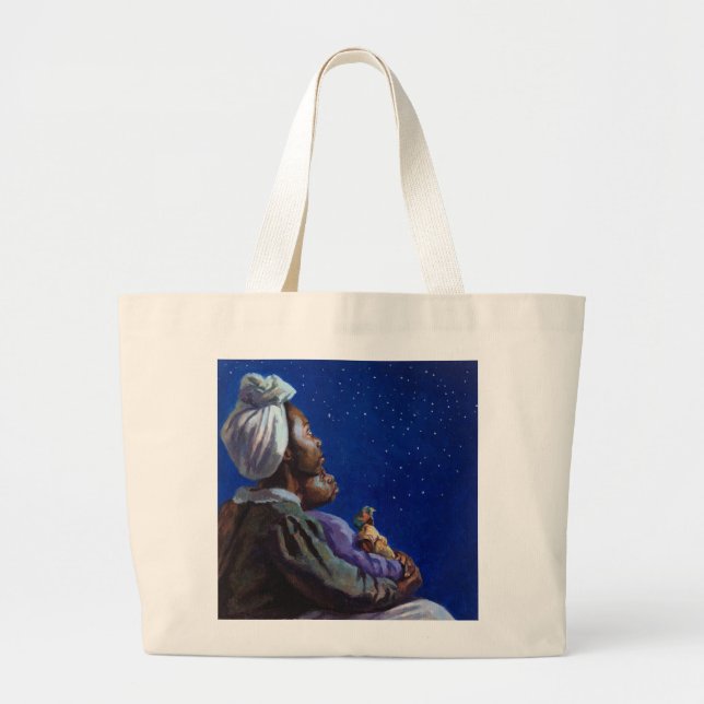 Under the Midnight Blues 2003 Large Tote Bag (Front)