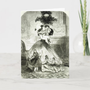 Under the Mistletoe' Holiday Card