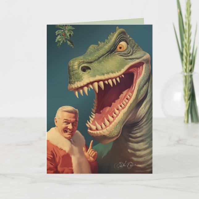 Under the Mistletoe Holiday Card (Front)