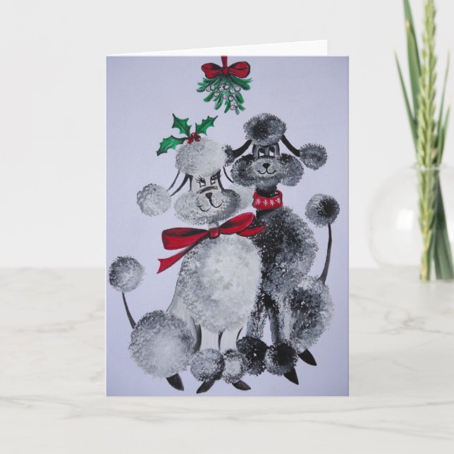 Under the Mistletoe Holiday Card (Front)