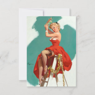 Under the Mistletoe Pin Up