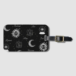 Under the Moon Celestial Luggage Tag