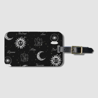 Under the Moon Celestial Luggage Tag