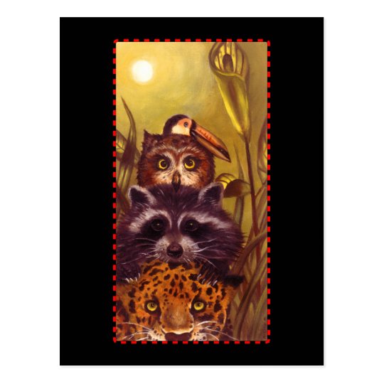 Under the moon postcard