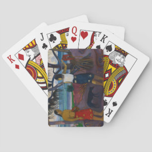 Under the Pandanus, 1891 (oil on canvas) Playing Cards