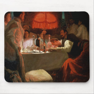 Under the Red Light, c.1910 Mouse Pad